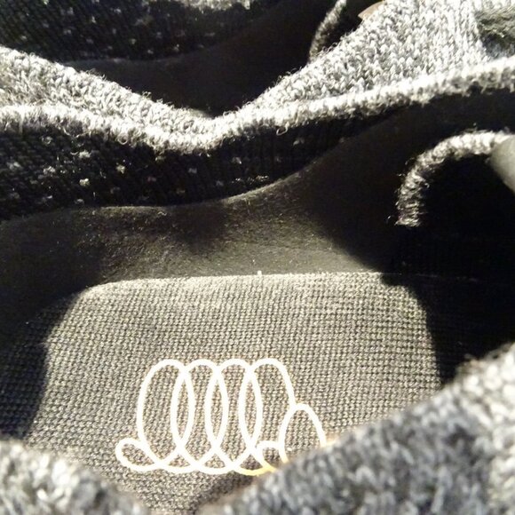 WOOLLOOMOOLOO Darwin Gray Wool Lace Up Sneakers Shoes Size 36 EU 7 US NEW - Picture 2 of 6